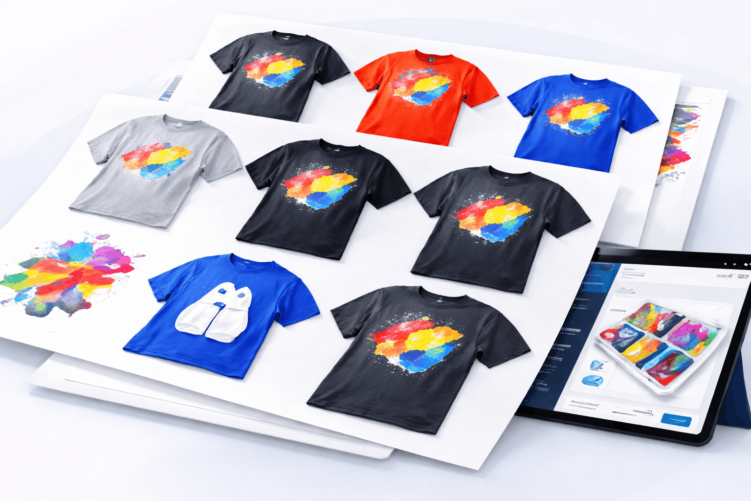 Premium DTF transfer mockup